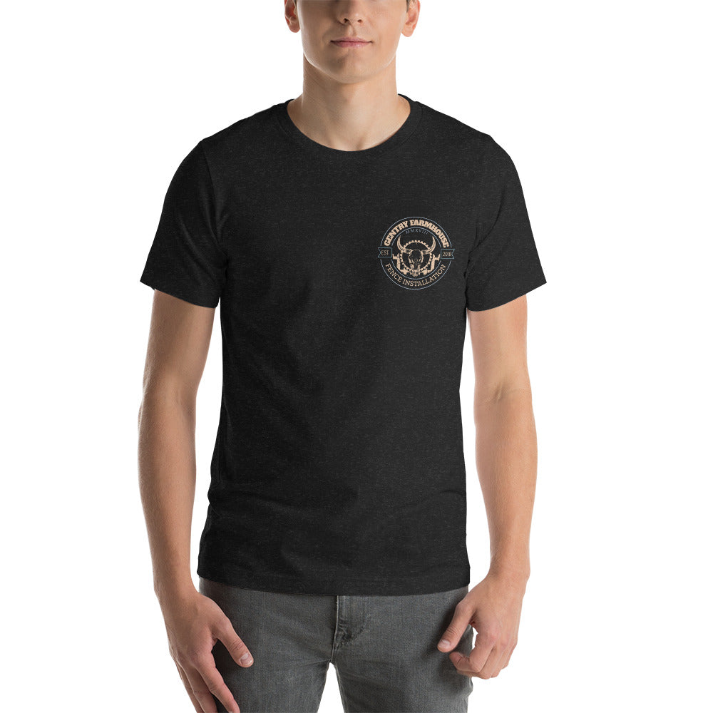 Gentry Farmhouse circle logo Unisex t-shirt